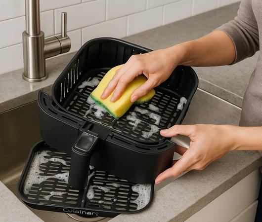 How to use cuisinart air fryer for the first time