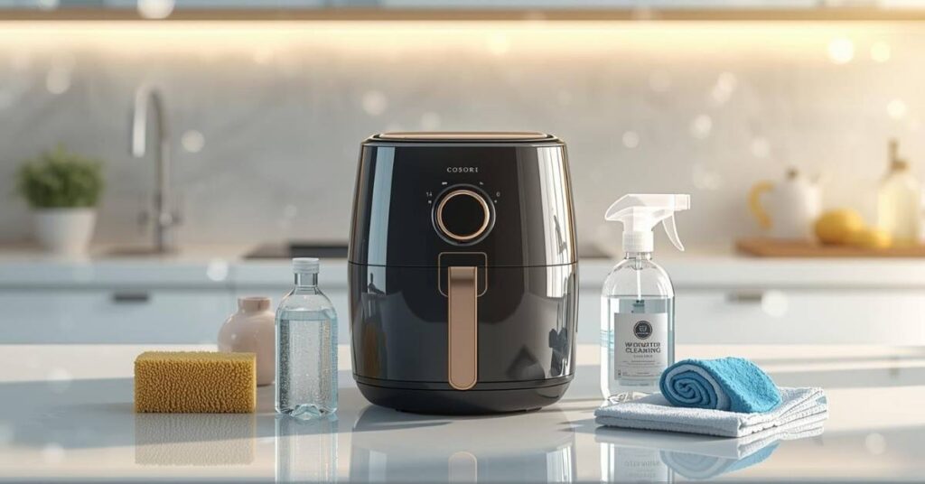 how to clean cosori air fryer