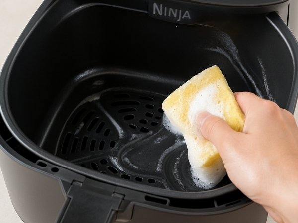how to clean ninja air fryer basket