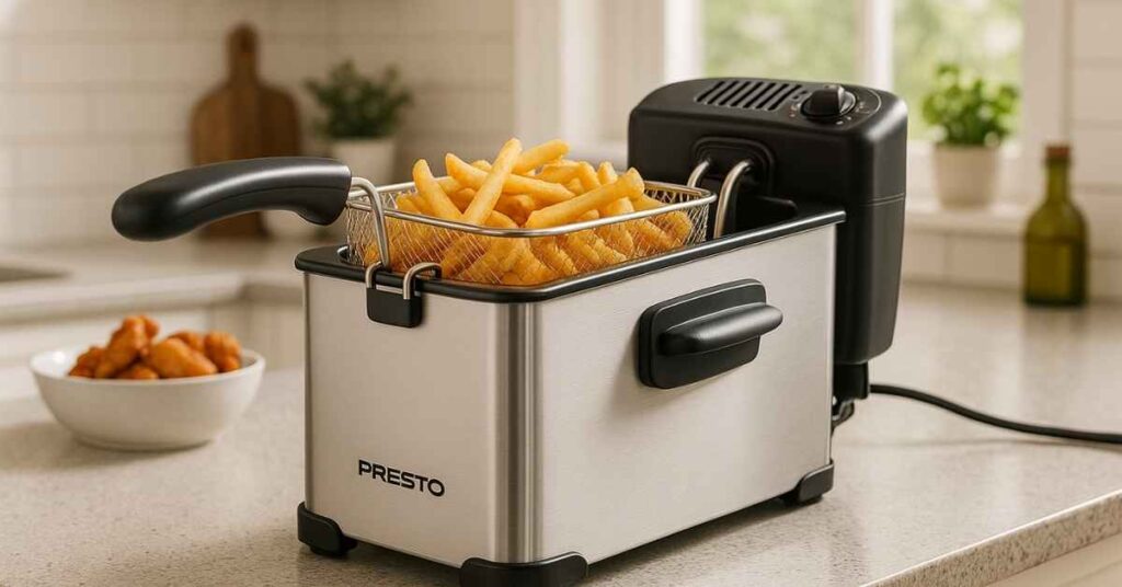 how to clean presto deep fryer