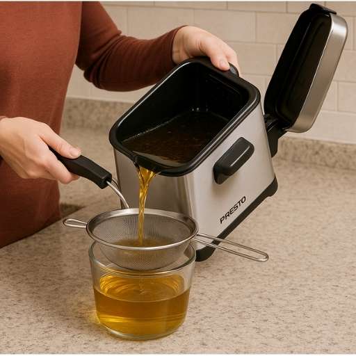 how to clean presto profry deep fryer