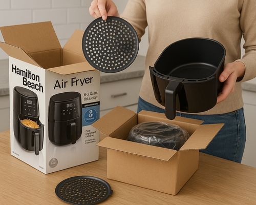 how to use a hamilton beach air fryer