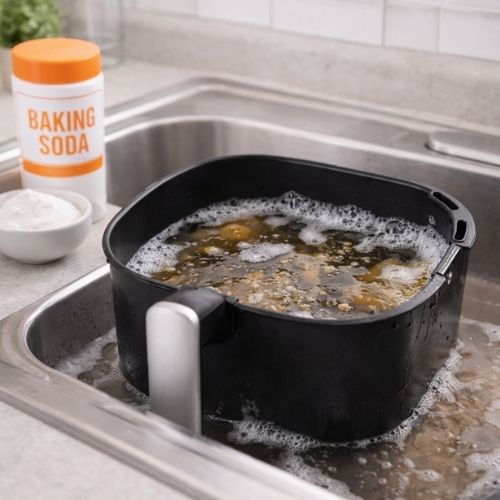 how to clean dash air fryer basket