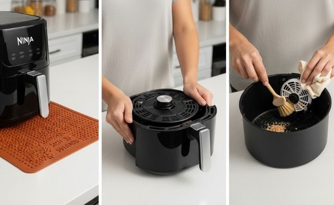 ninja air fryer making noise