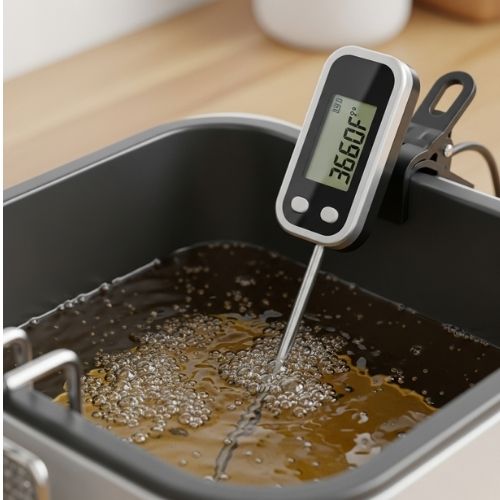 How long until oil is ready for deep frying