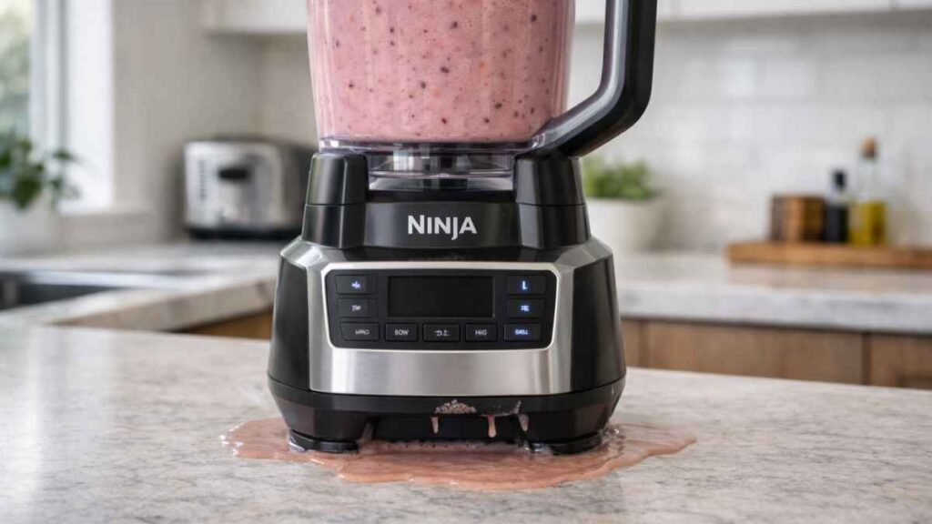 why does my ninja blender leak