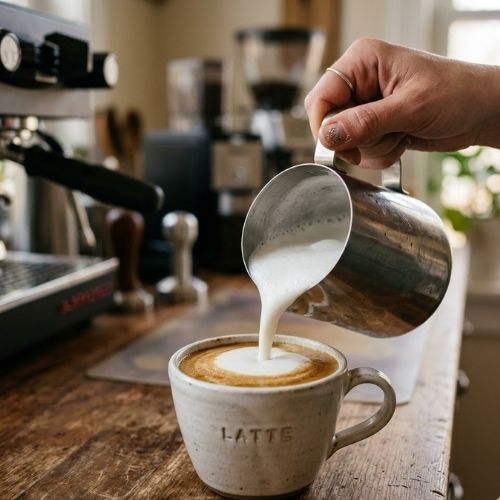 How to froth milk with hand frother