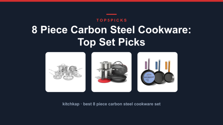 8 Piece Carbon Steel Cookware: Top Set Picks