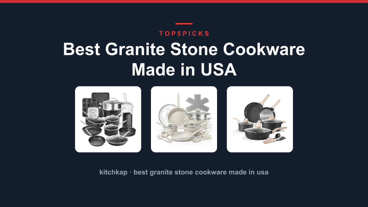 Best Granite Stone Cookware Made in USA