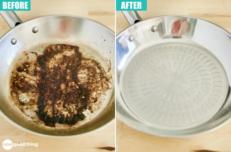 burnt food on ceramic coating