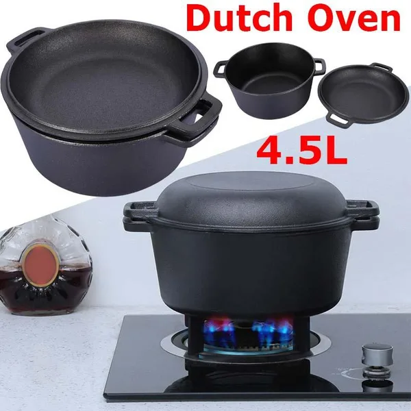 can you put leaving hot cast iron in humid unventilated oven in a double dutch oven combo cooker safely