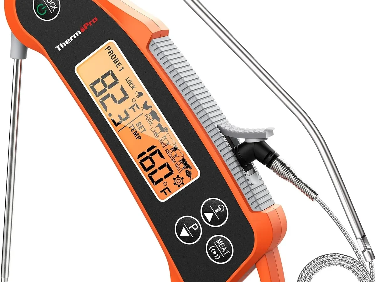 can you put leaving plastic thermometer body inside closed hot oven in a instant read digital meat thermometer safely