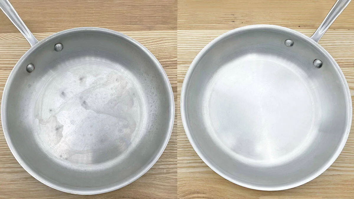 can you put putting in dishwasher causing dull oxidized aluminum core in a budget stainless steel cookware set safely