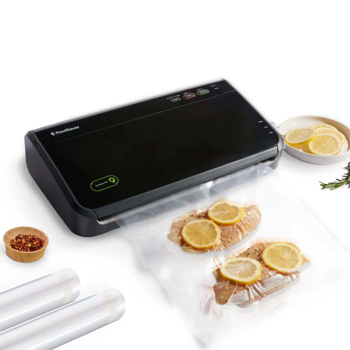 can you put sealing raw liquid soup without freezing or moisture trap in a automatic vacuum sealer machine safely