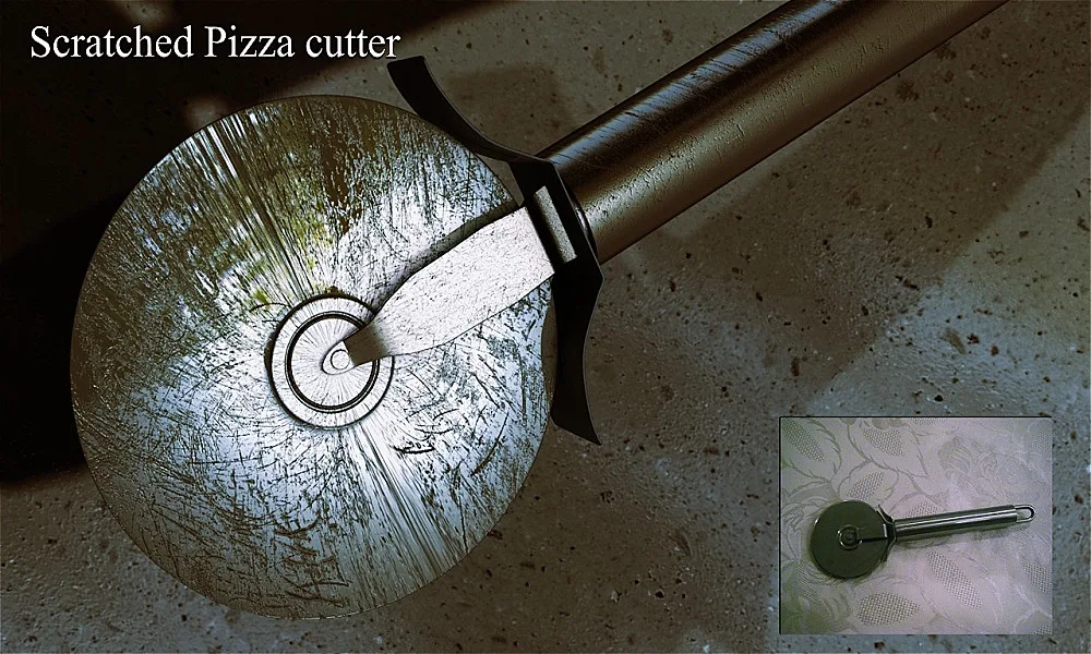 can you put using metal pizza cutter directly on nonstick cookie sheet in a nonstick baking cookie sheet safely