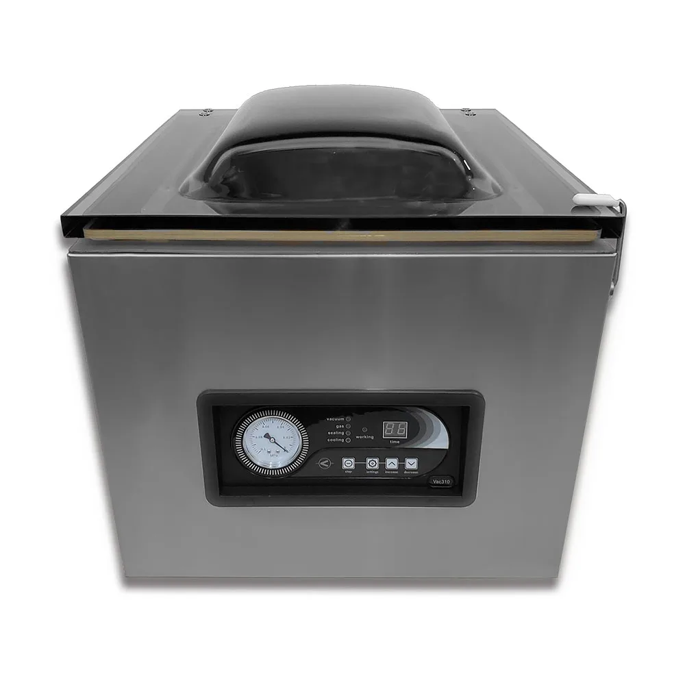 can you put using regular ribbed vacuum bags in commercial flat chamber in a chamber vacuum sealer for liquids safely