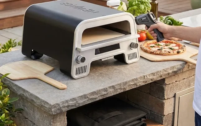cordierite pizza stone preheating temperature infrared thermometer