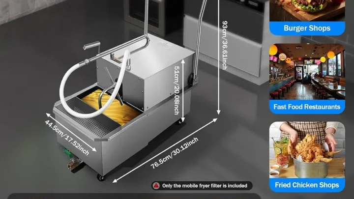 Deep Fryer Cleaning: Fix Oil Varnish in Plastic Tank