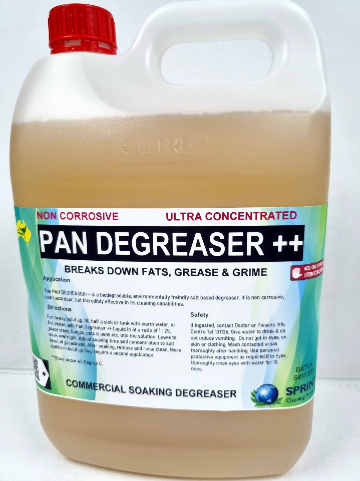 degreaser soak method for probe cables