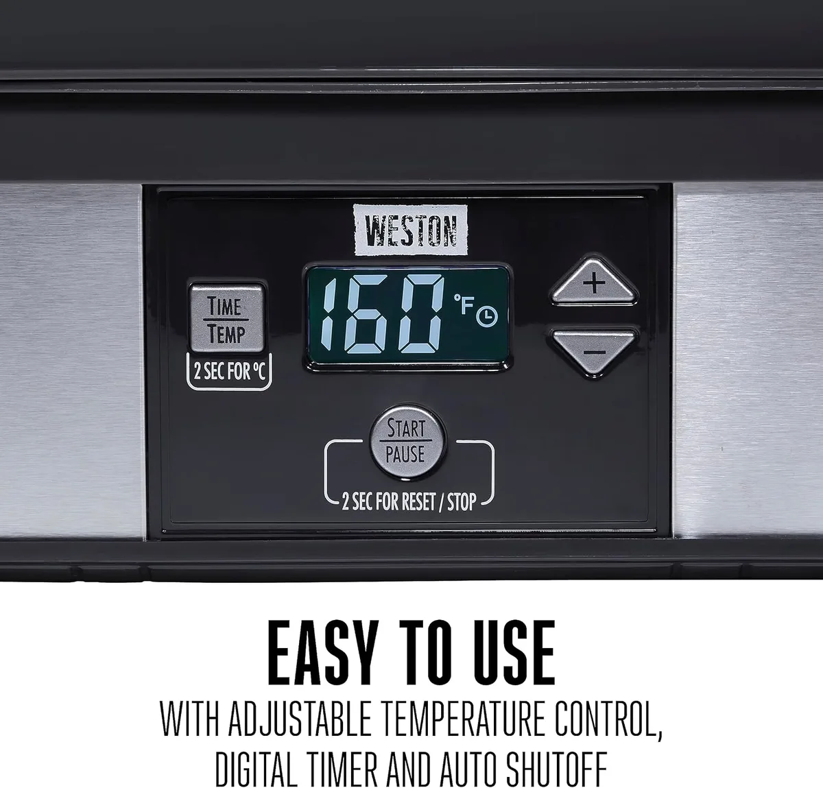 dehydrator temperature control digital display