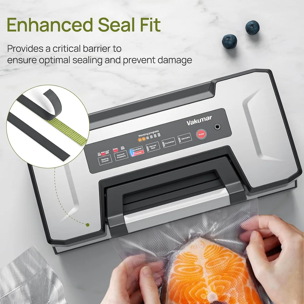 double heat seal vacuum sealer