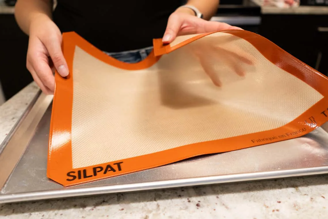edge curling silpat