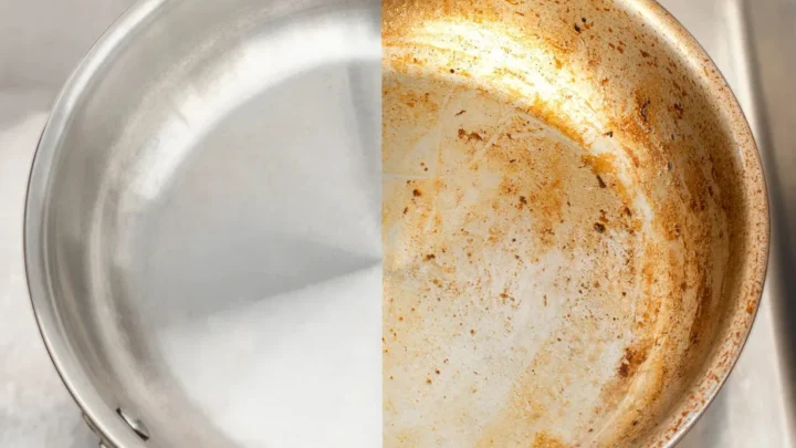How to Clean Polymerized Oil Off Stainless Steel Skillet