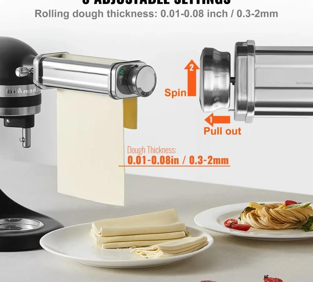 how to clean pasta roller cutter stand mixer attachment and remove dried flour and egg dough caked inside roller gears