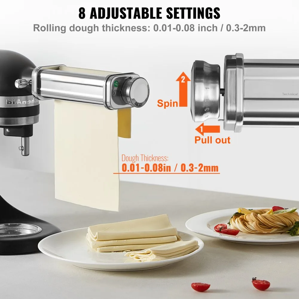 how to clean pasta roller cutter stand mixer attachment and remove dried flour and egg dough caked inside roller gears