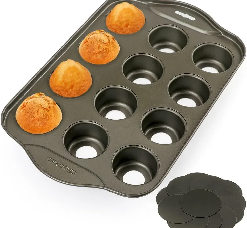 how to fix 12 cup nonstick muffin pan muffins sticking to bottom of cups without paper liners