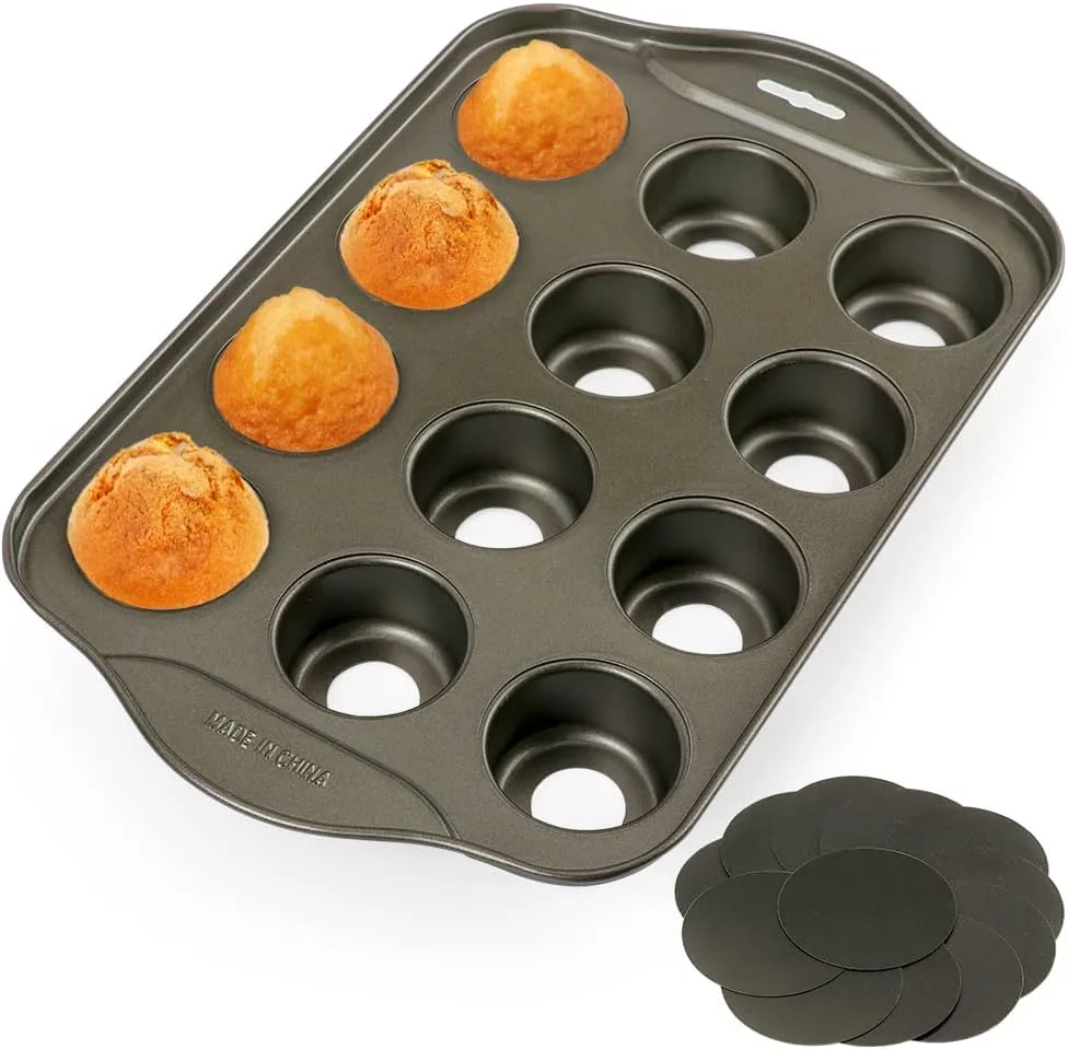 how to fix 12 cup nonstick muffin pan muffins sticking to bottom of cups without paper liners
