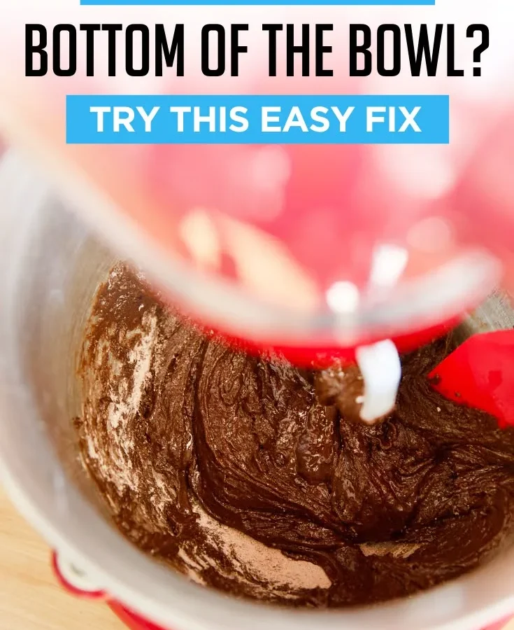how to fix budget stand mixer under 100 whisk not reaching bottom of bowl leaving unmixed flour