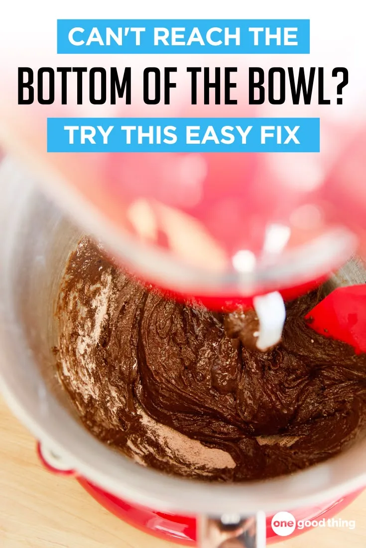 how to fix budget stand mixer under 100 whisk not reaching bottom of bowl leaving unmixed flour