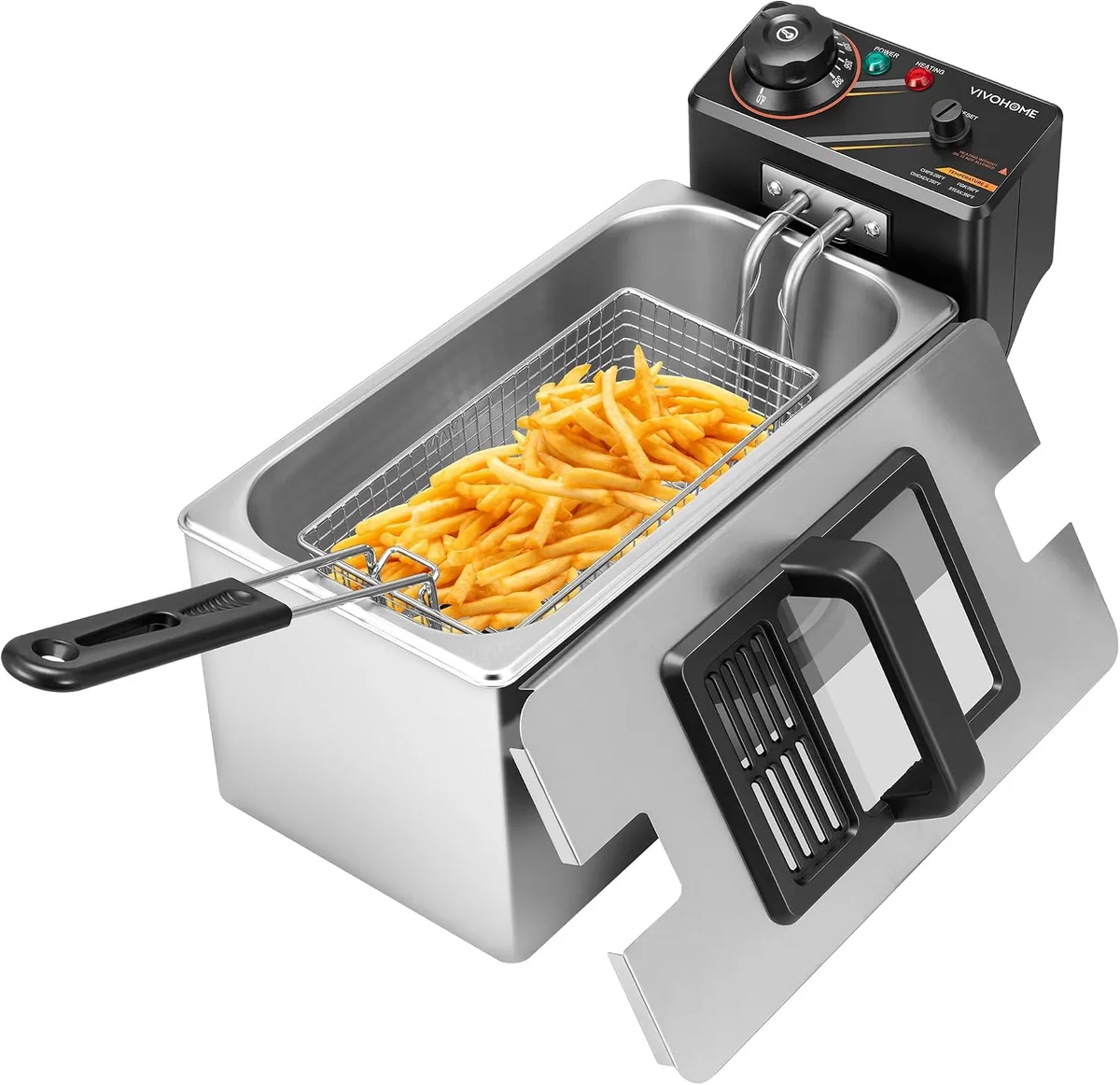 how to fix electric deep fryer oil smoking heavily or boiling over when adding food