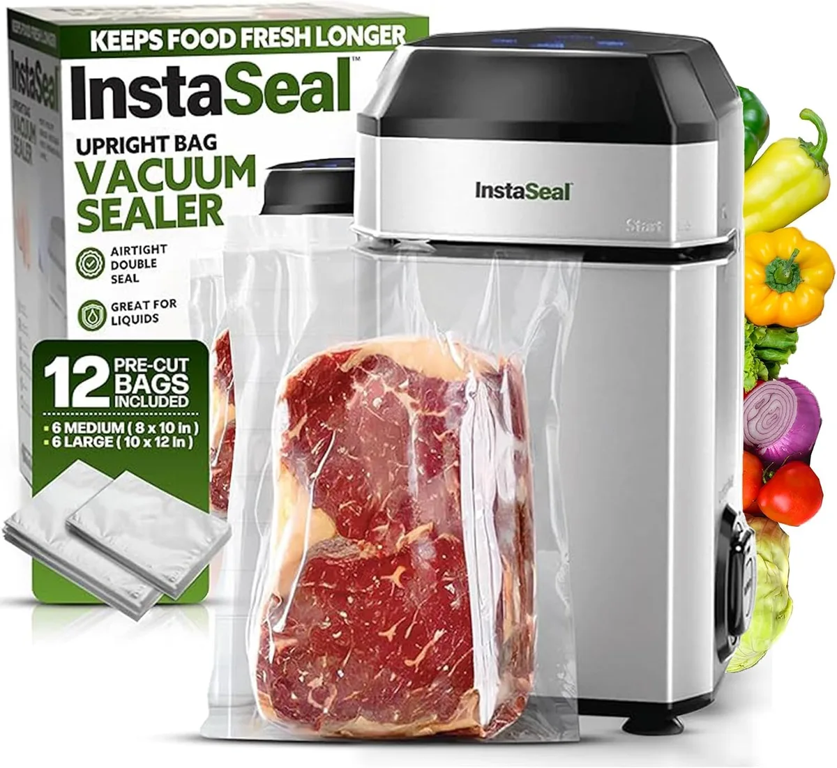 how to fix heavy duty vacuum sealer bags rolls vacuum bag losing seal in freezer and getting frosty freezer burn