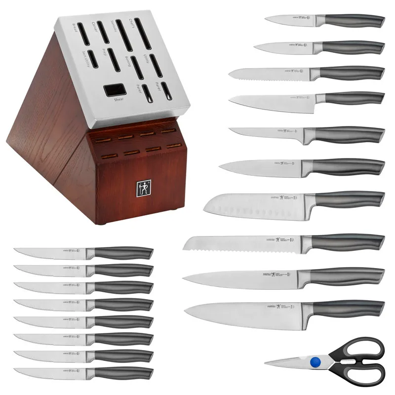 how to fix self-sharpening knife block set blades dulling despite self-sharpening block slots