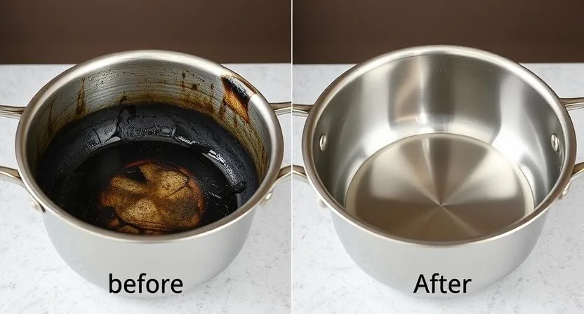 how to fix stainless steel stockpot 12 quart soup scorching and burning on bottom of pot during long simmer