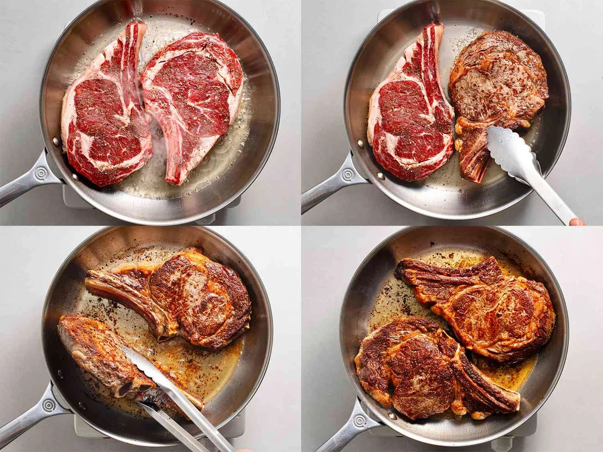 how to fix tri-ply stainless steel cookware set meat sticking horribly to stainless steel when searing