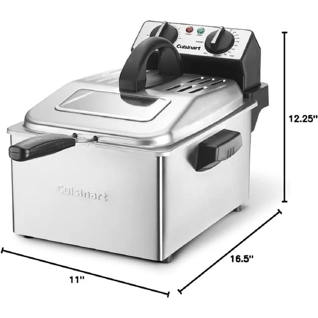 is cuisinart cdf-200p1 triple basket family size deep fryer worth buying reddit review