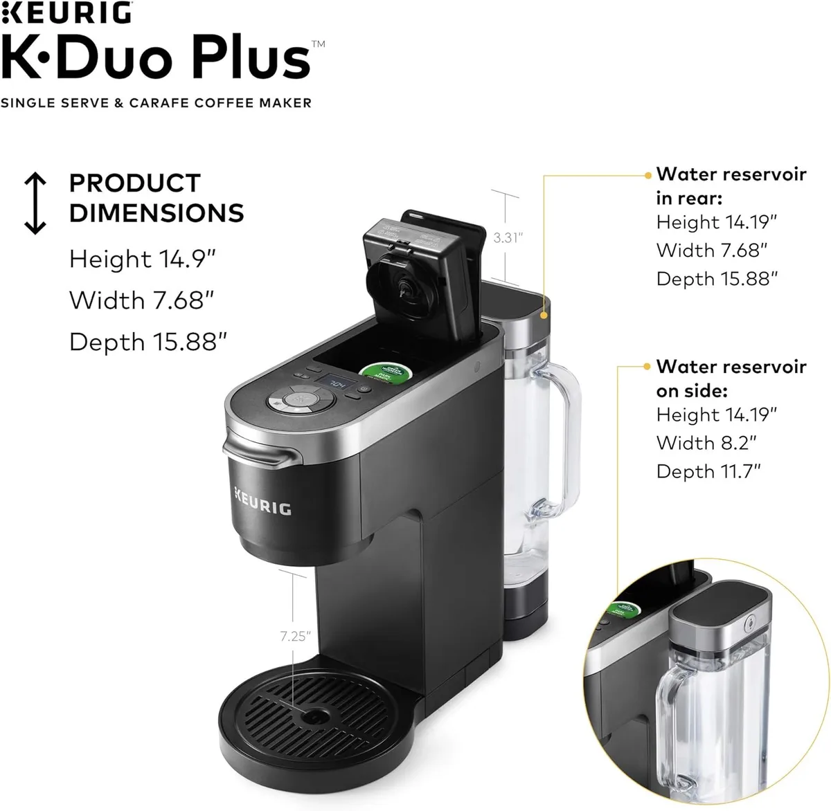 is keurig k-duo plus dual coffee maker for single pod and pot worth buying reddit review