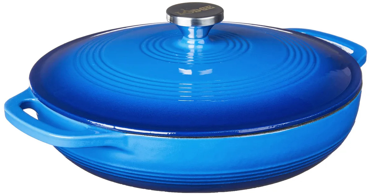 is lodge 3.6-qt braiser enameled cast iron braiser worth buying reddit review