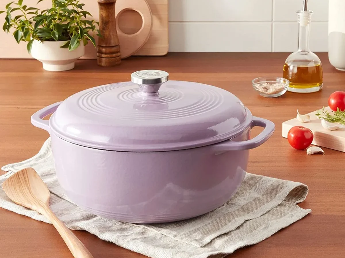 is lodge 6-qt enameled dutch oven enameled cast iron dutch oven worth buying reddit review
