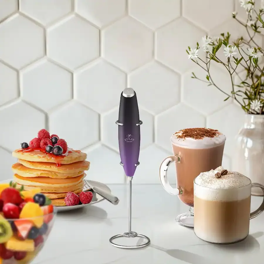 is zulay handheld frother handheld battery milk frother wand worth buying reddit review