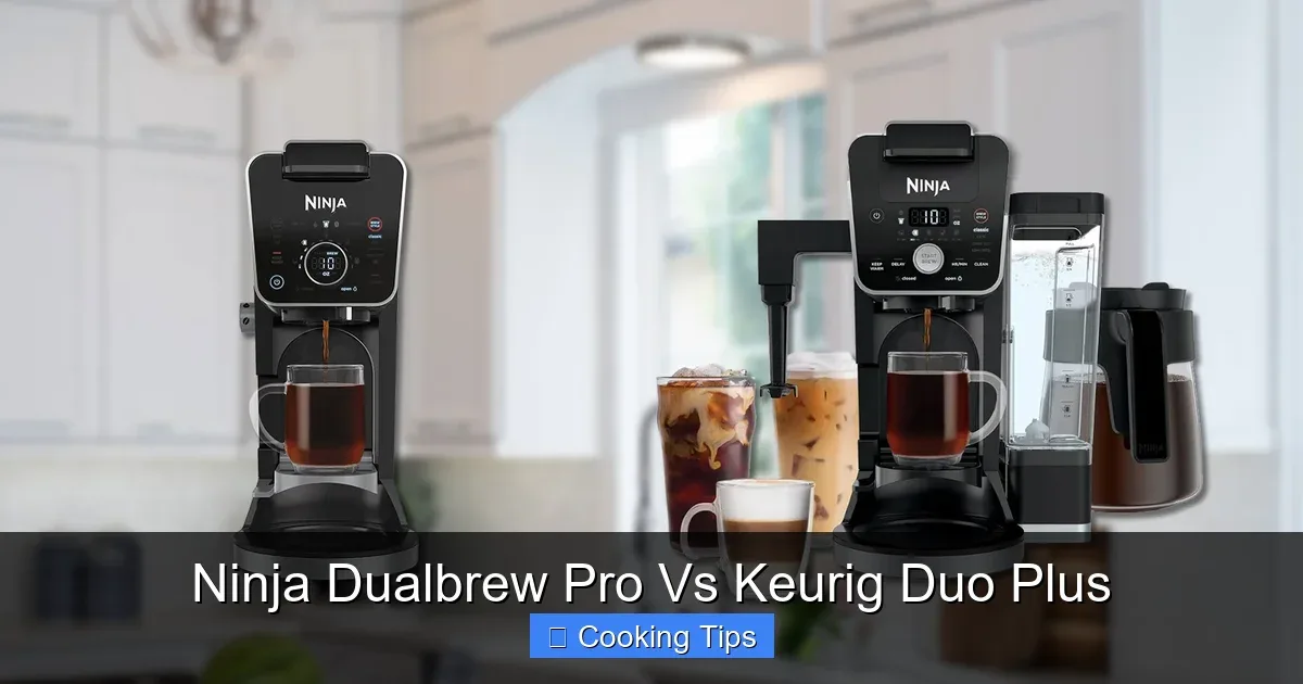 K-Duo Plus vs Ninja DualBrew Pro comparison