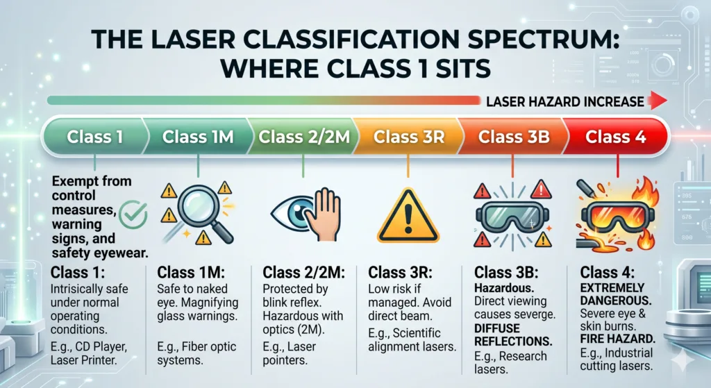 laser class label