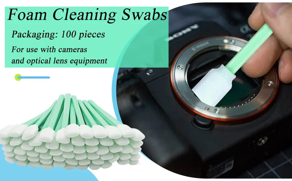lint‑free foam swab