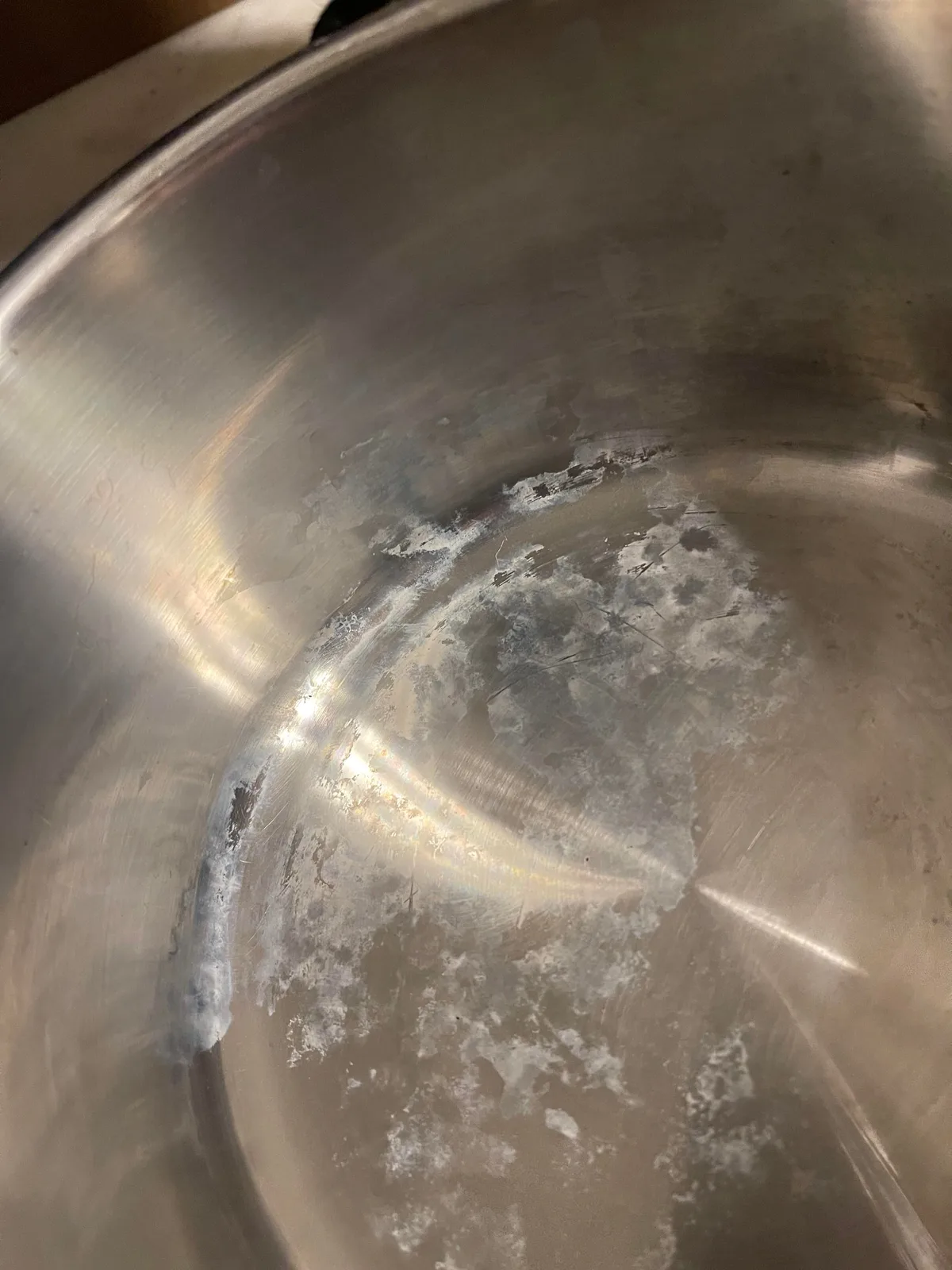 mineral scale vs salt pitting stockpot
