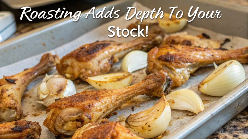 roasted chicken bones