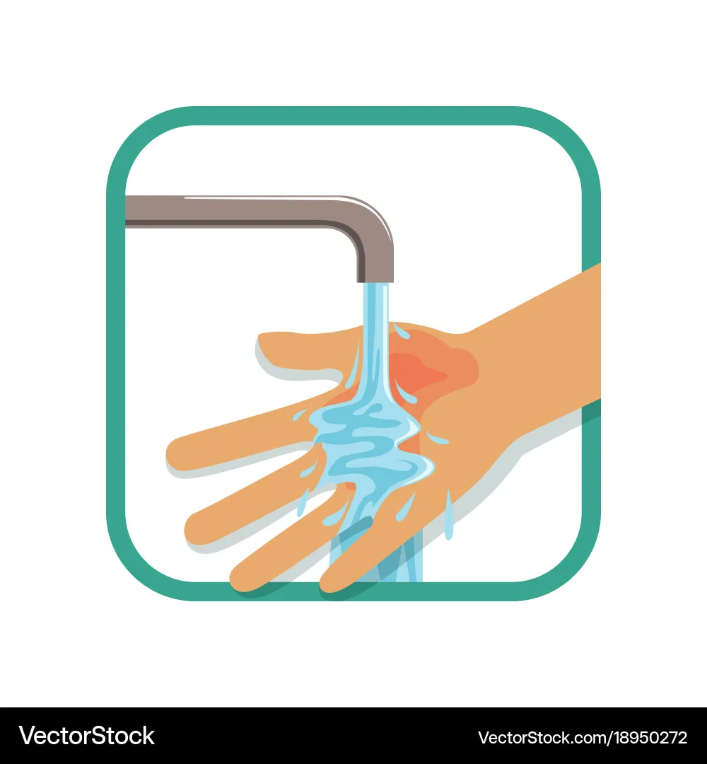 steam burn first aid cool water