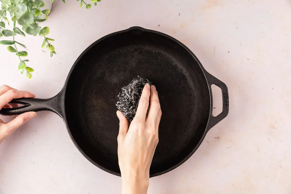 steel wool scrubber